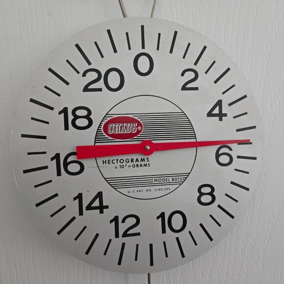 Ohaus Demonstration Size Dial Spring Scales Model 8015 - Picture 5 of 9